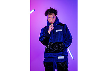 Image of Woodpecker Teddy Fleece Track Pants, Navy, M, WPU002B-NAV-M