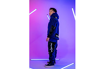 Image of Woodpecker Teddy Fleece Track Pants, Navy, M, WPU002B-NAV-M