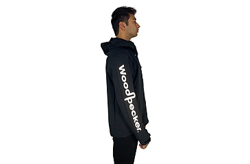 Image of Woodpecker Wind Shell - Mens, Matte Black, XLarge, WPM011-MBLK-XL