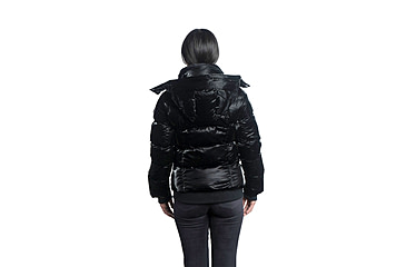 Image of Woodpecker Woody Bomber Jacket - Womens, All Wet Black, Extra Large, 682670666450