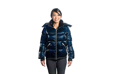 Image of Woodpecker Woody Bomber Jacket - Women's, All Wet Navy, Large, WPW006-AWN-L