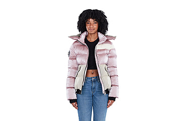 Image of Woodpecker Woody Bomber Jacket - Womens, Arctic Rose, Extra Large, 688130588690
