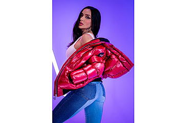 Image of Woodpecker Woody Bomber Jacket - Women's, Raspberry, Large, WPW006-RAS-L