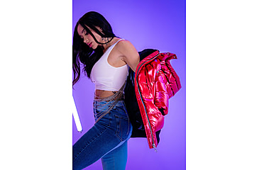 Image of Woodpecker Woody Bomber Jacket - Womens, Raspberry/Red, L, WPW006-RAS-L