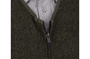 Image of Woolrich Utility 12 Full Zip Vest, Olive Green, M, 24188-OG-M