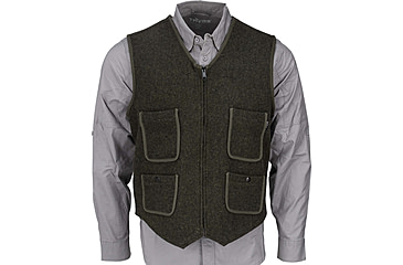 Image of Woolrich Utility 12 Full Zip Vest, Olive Green, M, 24188-OG-M