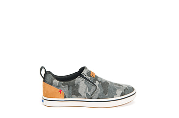 Image of Xtratuf Canvas Sharkbyte Deck Shoe - Women's, Black Camo, 9.5, XSW-002-BLK-095