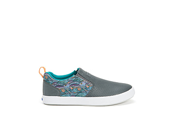 Image of Xtratuf Canvas Sharkbyte Deck Shoe - Women's, Gray, 11, XSW-7GG-GRY-110