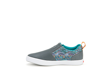 Image of Xtratuf Canvas Sharkbyte Deck Shoe - Womens, Gray, 11, XSW-7GG-GRY-110