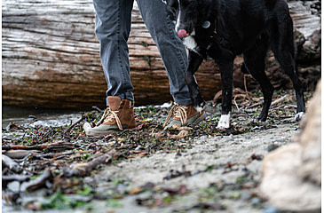Image of Xtratuf Leather Ankle Deck Boot Lace Shoe - Mens, Cathay Spice/Burnt Olive/Duck Camo, 9, LAL-700-ORG-090