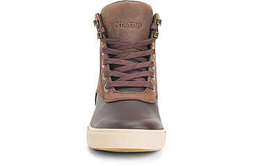 Image of Xtratuf Leather Ankle Deck Boot Lace Shoe - Womens, Brunette/Rum Raisin, 7, LALW-900-BRN-070