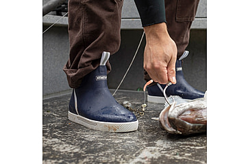 Image of Xtratuf Wheelhouse 6 in Ankle Deck Boot - Men's, 13 US, Medium, Navy, XMW-201-NVY-130