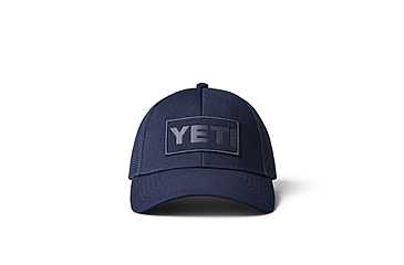 Image of Yeti Core Patch Trucker Hat Navy on Navy, Navy, One Size, 21023005559
