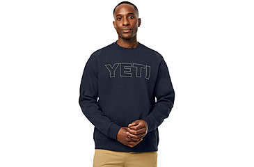 Image of Yeti Logo Block Fleece Crew - Mens