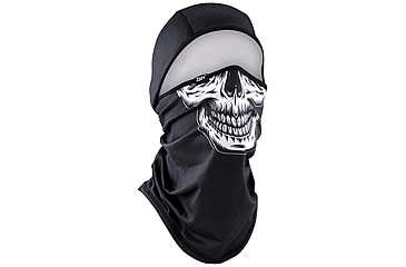 Image of Zan Headgear Sportflex Series Convertible Balaclava - Men's, Black/White, WB4L002