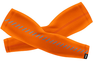 Image of Zan Headgear Sportflex Series Arm Sleeve, Reflective Hi-Viz Orange, Large, AL142RLG