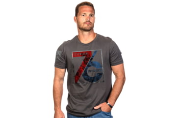 Image of Nine Line AMERICAN PATRIOT 1776 T-SHIRT - HEAVY METAL, SMALL 20DE9AEB, NLASEVSIXTSHEAVYMETALS