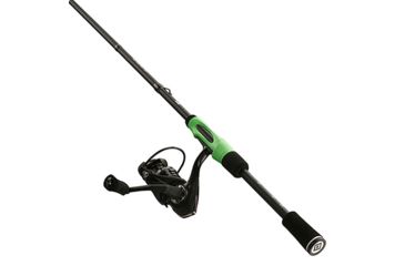 Image of Rapala Code ML Spinning Combo, 1000 Size, Reel, Black, 6ft6in, CBSC63ML