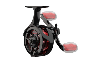 Image of 13 Fishing Descent Aluminum Inline Ice Reel, Star Drag 5BB, 2.7:1, LH Retrieve, Alum Spool, 210yd/#4, Instant Anti-Reverse, Box, D2AL-2.7-LH