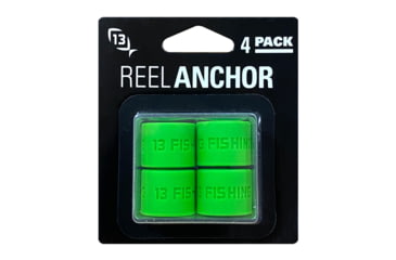 Image of 13 Fishing Ice Reel Anchor Wrap Bands, Neon Green, 4pk, RAR-NG