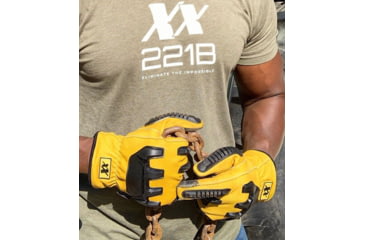 Image of 221B Tactical Diesel Work Gloves 2.0 Elite, Level 5 Cut Resistant &amp; Fluid Resistant, Yellow, Extra Large, DSLG2-ELT-XL-YLW