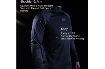 Image of 221B Tactical Equinoxx Stage 2 - Thermal Mock, Black, Small, EQXST2-S-BLK