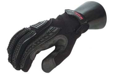 Image of 221B Tactical Guardian HDX Level 5 Cut Resistant Gloves, Red/Line, Extra Small, 663516113512
