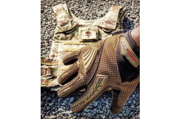 Image of 221B Tactical Guardian Maxx-Air Elite Level 5 Cut Resistant, Water Resistant Gloves, Desert Tan, Medium, 616621412667
