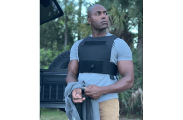 Image of 221B Tactical Stealth Low Visibility Concealed Body Armor Plate Carrier, Black, 765347636649