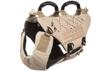Image of 221B Tactical Titan Vest - K-9 Harness w/ Level IIIA K-9 Body Armor, Desert Tan, TTNV-WA-DTT