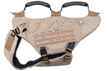 Image of 221B Tactical Titan K-9 Harness w/ Level IIIA K-9 Body Armor Vest, Desert Tan, Medium, 616621416214