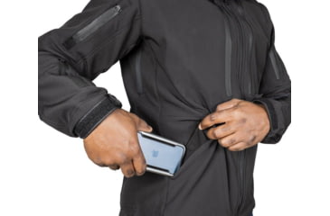 Image of 221B Tactical Tradecraft Tactical EDC/CCW Jacket 2.0 w/ Level IIIA Back Panel Only - Men's, Small, Black, TRDJKT20BPO-S-BLK