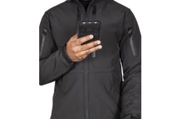 Image of 221B Tactical Tradecraft Tactical EDC/CCW Jacket 2.0 w/ Level IIIA Back Panel Only - Men's, Small, Black, TRDJKT20BPO-S-BLK