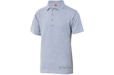Image of 24 7 Series 4397009 Ladies Short Sleeve Polo Shirt Heather Grey