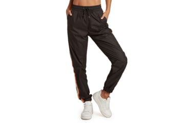 Image of Body Glove Retro Stripes Shell Jogger Pants - Black 48B0D8A4, XS, Black, JP2730B1671A-1-XS