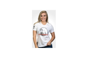 Image of Nine Line WOMENS RELAXED FIT T-SHIRT GRIT AND GRACE F9784574, NLAGGRACEWRTSWHITE2XL
