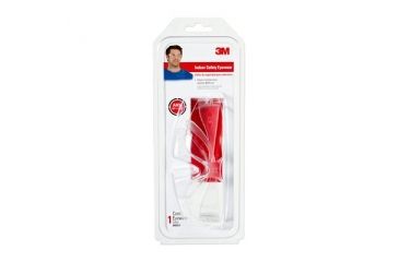 Image of 3M Indoor Safety Eyewear,Clear Frame,Clear/Scratch Resistant Lens, clear, one size 90551-WV6