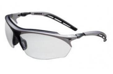 Image of 3M Maxim Protective Eyewear GT, Clear A/F lens, Metallic Gray and BLKframe color,, 20/CS 14246-00000-20