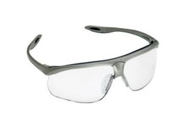 Image of 3M Maxim Sport Protective Eyewear Clear RAS Lens, Silver/Blue Frame 20ea/cs, 20/CS 11862-00000-20