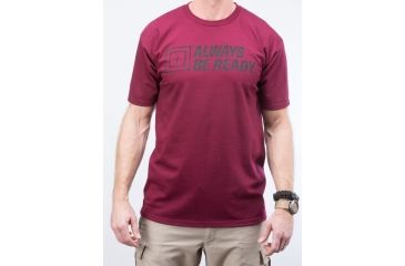 Image of 5.11 Tactical Abr 2.0 T-shirt, Burgundy - 41006CZ558XL
