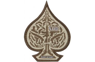 Image of 5.11 Tactical Spade Patch, Desert Sand - 810253101 SZ