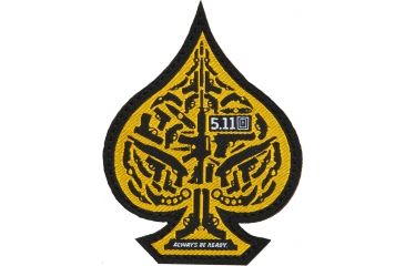Image of 5.11 Tactical Spade Patch, Scope Orange - 810255111 SZ