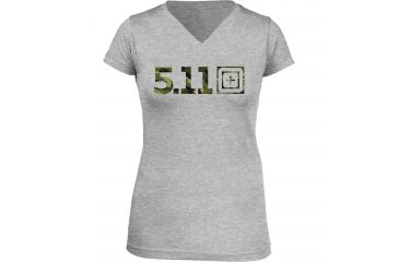 Image of 5.11 Tactical Women's Urban Assault T-Shirt, Heather Grey, L 31004AI-16-L