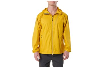 Image of 5.11 Tactical Cascadia Windbreaker Packable Jacket - Men's, Curry, Extra Large, 48339-346-XL