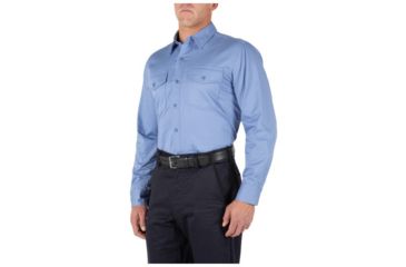 Image of 5.11 Tactical Company Long Sleeve Shirt - Mens, Tall, Fire Med Blue, 2XL 72515T-696-2XL-T