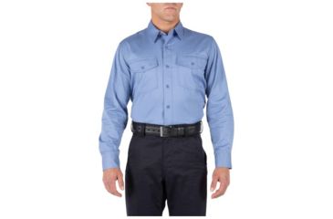 Image of 5.11 Tactical Company Long Sleeve Shirt - Mens, Tall, Fire Med Blue, 2XL 72515T-696-2XL-T
