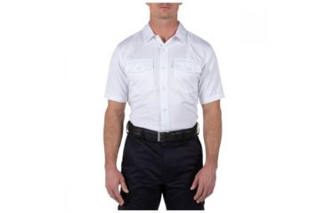 Image of 5.11 Tactical Company Short Sleeve Shirt - Men's, White, L, 71391-010-L