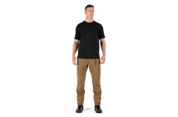 Image of 5.11 Tactical Delta Short Sleeve Crew Top - Mens, Black, Extra Small 40169-019-XS