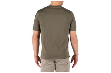 Image of 5.11 Tactical Delta Short Sleeve Crew Top - Mens, Ranger Green, Medium 40169-186-M