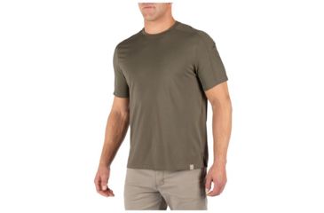 Image of 5.11 Tactical Delta Short Sleeve Crew Top - Mens, Ranger Green, Medium 40169-186-M